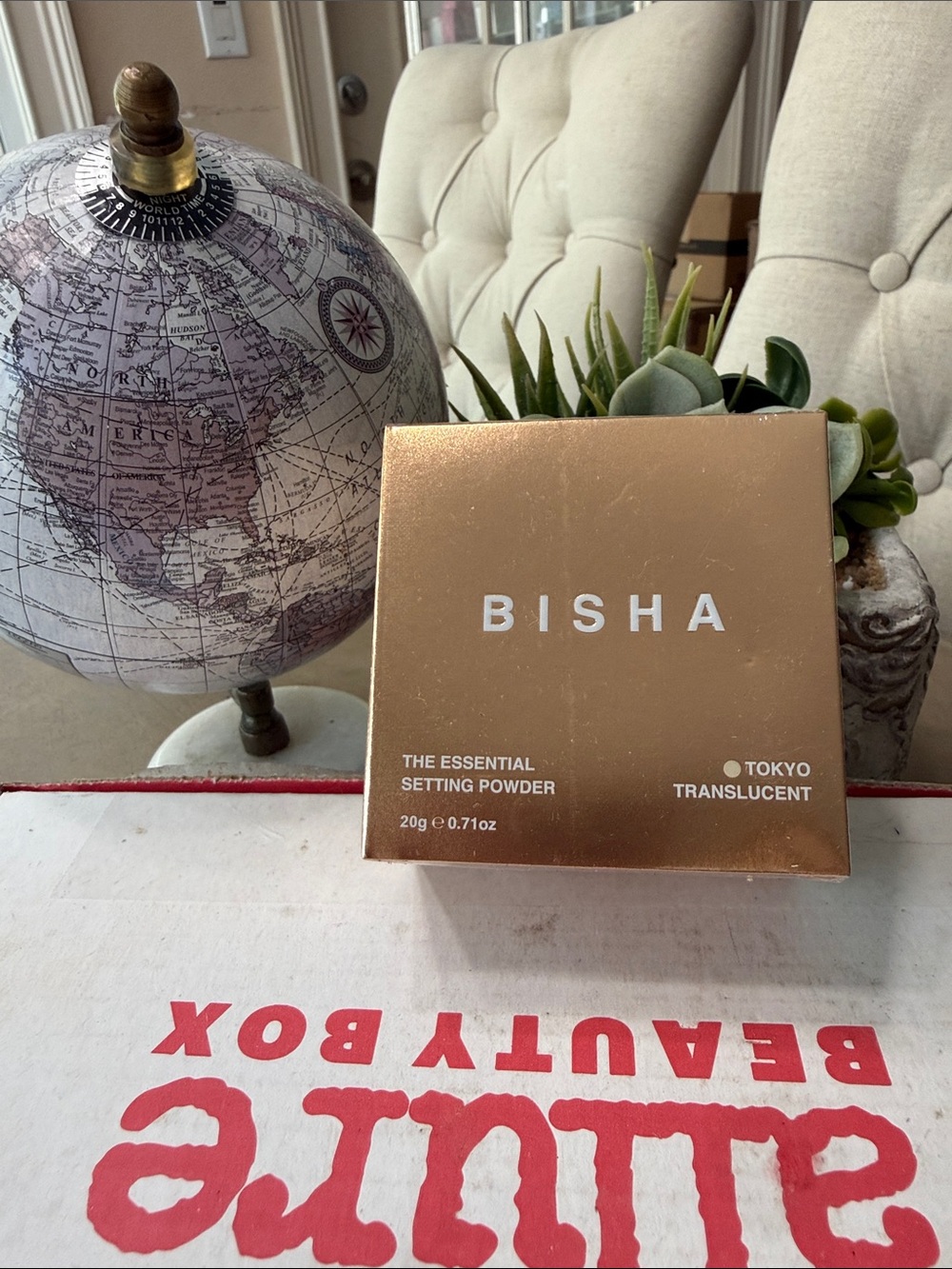 BISHA The Essential Setting Powder TOKYO TRANSLUCENT .71 Oz NIB SEALED* FREESHIP